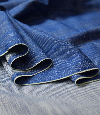 Tissu Jean souple - Bright blue