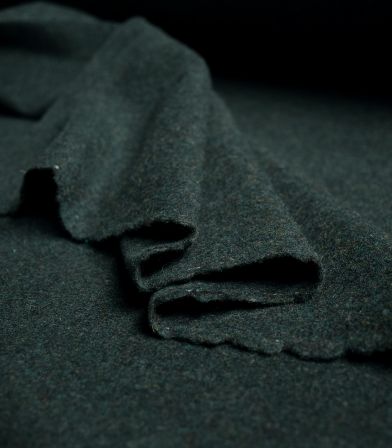 Tissu Lainage - Drap de laine Dark green Tissu Lainage - Drap de laine Dark green