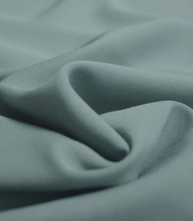 Twill viscose smoke green