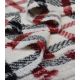 Tissu Lainage - Cheks Red black
