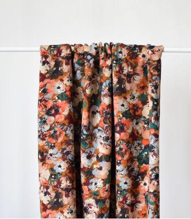 Tissu viscose - Mess autumn flowers Tissu viscose - Mess autumn flowers
