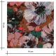 Tissu viscose - Mess autumn flowers