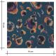 Tissu crêpe viscose - Pansy flowers