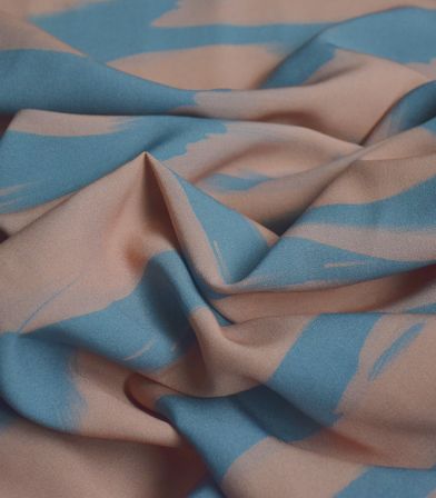 Tissu viscose - Sand trail Blush