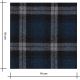Tissu Katia - Flanelle carreaux Blue & Black