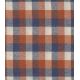 Tissu Katia - Vichy recycled - Rust