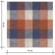 Tissu Katia - Vichy recycled - Rust