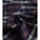 Tissu Flanelle de coton - Tartan Navy Brown