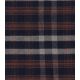 Tissu Flanelle de coton - Tartan Navy Brown