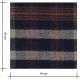 Tissu Flanelle de coton - Tartan Navy Brown