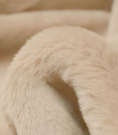 Tissu Fausse fourrure - Nougat Tissu Fausse fourrure - Nougat