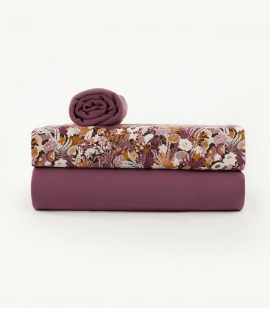 Tissu French terry - Flower wealth - Nocturne Tissu French terry - Flower wealth - Nocturne