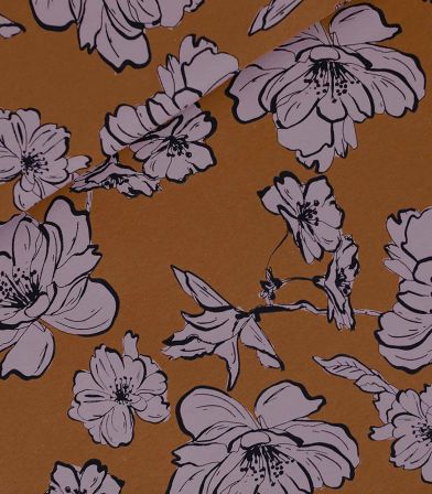Tissu French terry - Rosehip - Meerkat Tissu French terry - Rosehip - Meerkat