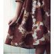 TissuLin viscose Peonies - Almond peach