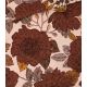 TissuLin viscose Peonies - Almond peach