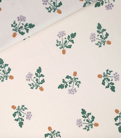Tissu Lin viscose Hogweed - Bridal blush Tissu Lin viscose Hogweed - Bridal blush