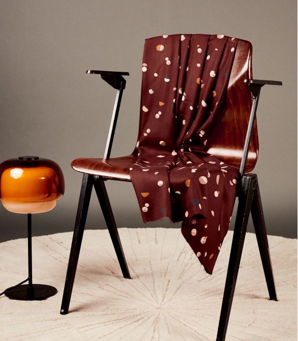 Tissu Viscose Fizzy Rust Tissu Viscose Fizzy Rust