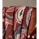 Tissu Viscose Peony rust