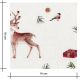 Tissu french terry imprimé - Christmas Deer