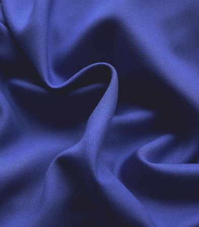 Tissu crêpe de viscose - Blue