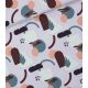 Tissu French terry - Abstrarium - Lavender blue