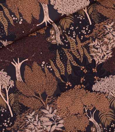 Tissu viscose Parkside - Licorice gray Tissu viscose Parkside - Licorice gray