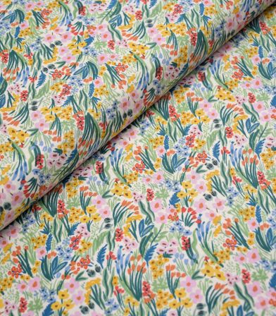 Tissu coton - Bramble Lea - Cream Tissu coton - Bramble Lea - Cream