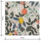Tissu coton - Bramble Citrus grove - Cream