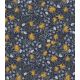 Tissu coton - Daisy fields Metallic - Navy