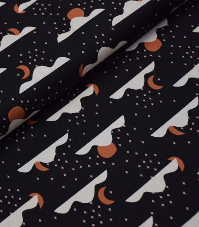 Tissu bio Cloud9 - Easy Weekend - Moonrise Tissu bio Cloud9 - Easy Weekend - Moonrise