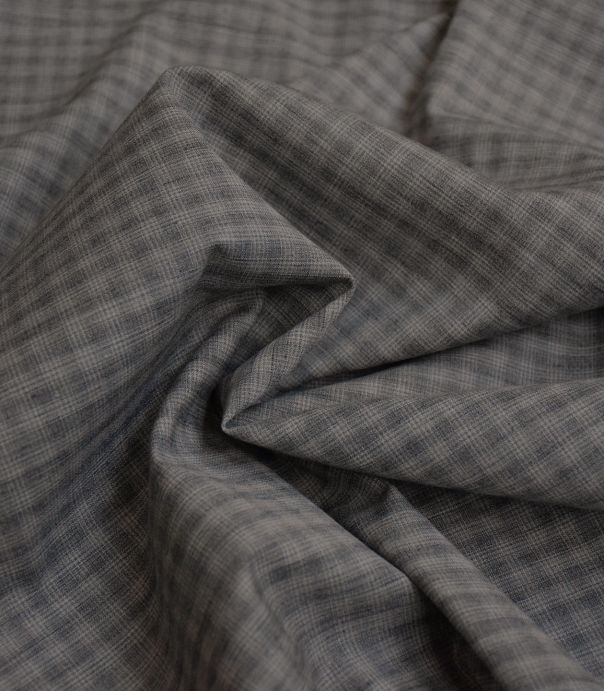 Tissu costume lainage fin - carreaux gris Tissu costume lainage fin - carreaux gris