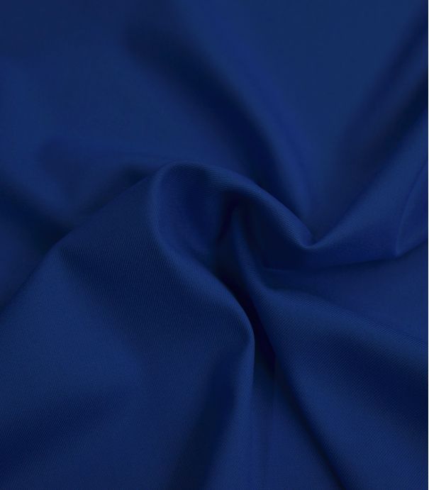 Tissu twill Bamboo et polyester recyclé - Indigo Tissu twill Bamboo et polyester recyclé - Indigo