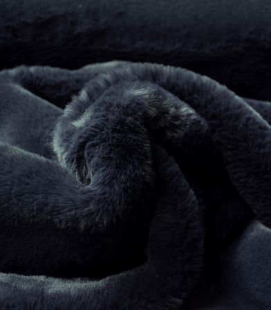 Tissu Fausse fourrure - Navy Tissu Fausse fourrure - Navy