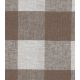 Tissu lin viscose grand carreaux - beige