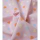 Tissu coton fin- Valentine rose