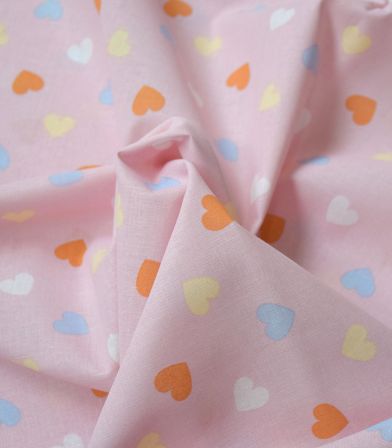 Tissu coton fin - Valentine Rose Tissu coton fin - Valentine Rose