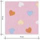 Tissu coton fin- Valentine rose