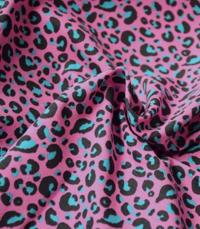 Tissu jersey imprimé - Graou Pink Tissu jersey imprimé - Graou Pink