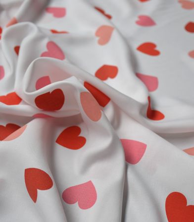 Tissu viscose Galant - Rouge