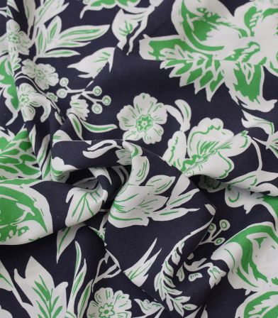 Tissu viscose Corinthe - Navy green