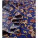 Tissu coton lin - Kumo blue