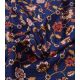Tissu coton lin - Kumo blue