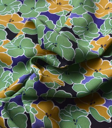 Tissu viscose Neline - Vert