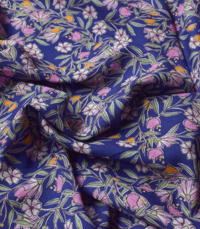 Tissu viscose Laumie - Myrtille