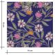 Tissu viscose Laumie - Myrtille