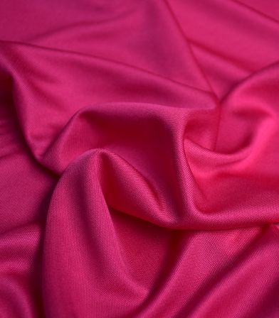 Tissu jersey de soie - Cerise