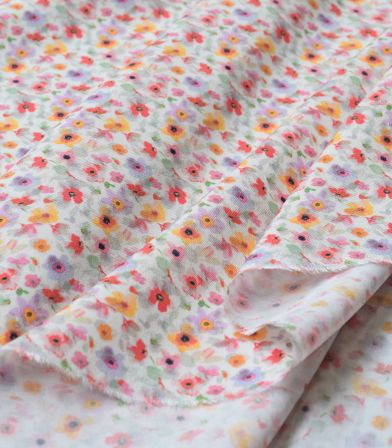 Tissu viscose - Millefleurs