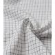 Gaze de coton carreaux - off-white