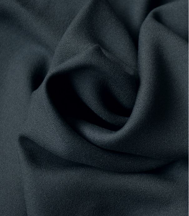 Coupon Crêpe uni - Anthracite