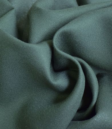 Coupon Crêpe uni - Smoke green Coupon Crêpe uni - Smoke green